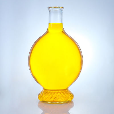 Botella de vidrio de corcho tipo tapa para ron personalizado vodka whisky tequila y ginebra