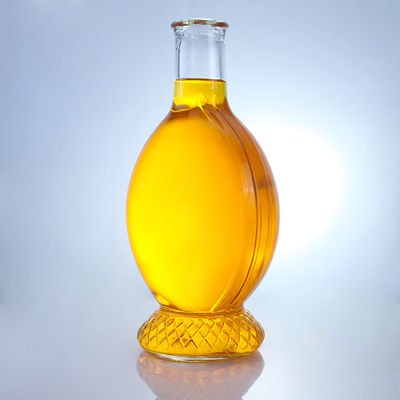 Botella de vidrio de corcho tipo tapa para ron personalizado vodka whisky tequila y ginebra
