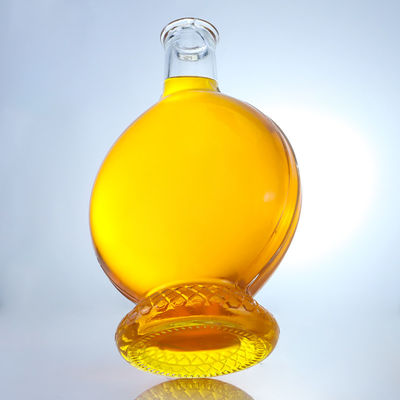 Botella de vidrio de corcho tipo tapa para ron personalizado vodka whisky tequila y ginebra