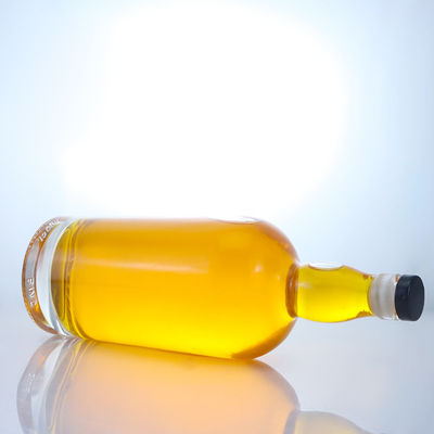Liquor industrial botella de vidrio de piedra súper con corcho personalizar su bebida