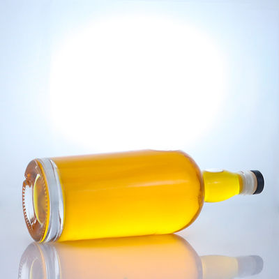 Liquor industrial botella de vidrio de piedra súper con corcho personalizar su bebida