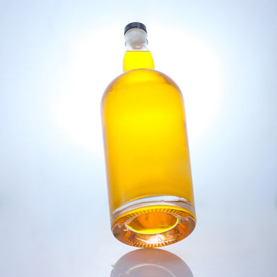 Liquor industrial botella de vidrio de piedra súper con corcho personalizar su bebida