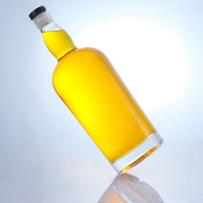 Liquor industrial botella de vidrio de piedra súper con corcho personalizar su bebida