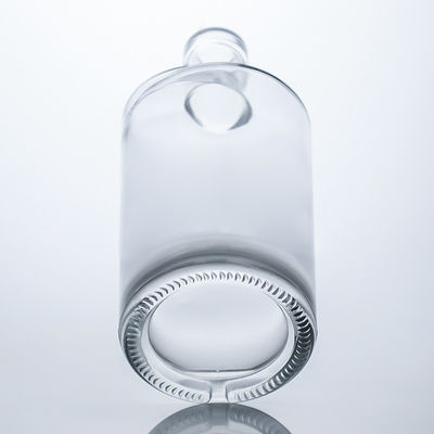Botella de vidrio de 750 ml para licor y vino Con forma redonda Muestra de sellado de corcho proporcionada gratuitamente