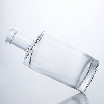 Botella de vidrio de 750 ml para licor y vino Con forma redonda Muestra de sellado de corcho proporcionada gratuitamente