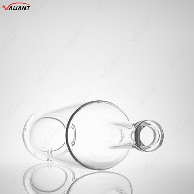 Whiskey Vodka Tequila Brandy Gin Rum Botella de vidrio con corcho 750 ml Forma a medida