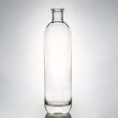 Collar de vidrio Vodka Whisky Gin Botella de ron 375 ml 500 ml 700 ml 750 ml 1000 ml con corcho en T