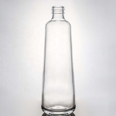 Collar de vidrio Vodka Whisky Gin Botella de ron 375 ml 500 ml 700 ml 750 ml 1000 ml con corcho en T