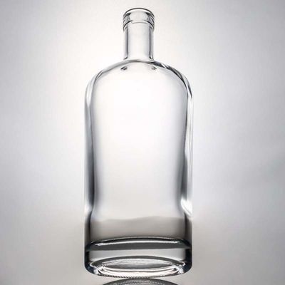 Super Flasca de vidrio de sílex para whisky Gin 700 ml 750 ml 1000 ml Capacidad