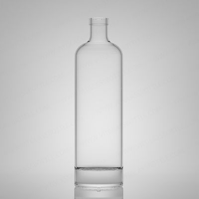 Material del cuerpo Vidrio 750 ml Super Flint Rum Vodka Whisky Tequila Botella de ginebra con corcho