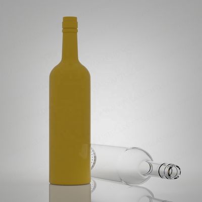 Super Flint Rum Vodka Whisky Tequila Gin Botella de vidrio con tapa de cuerda 750 ml 620 g Liquor industrial