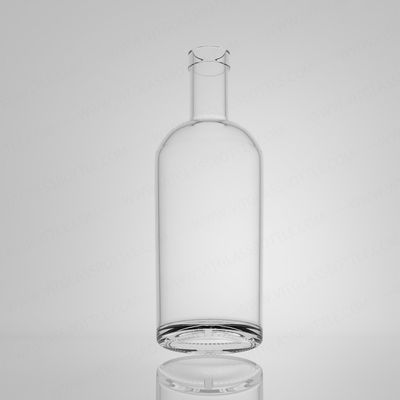 Botella de vidrio de calidad alimentaria para ron vodka whisky tequila gin 750 ml 720 g corcho incluido