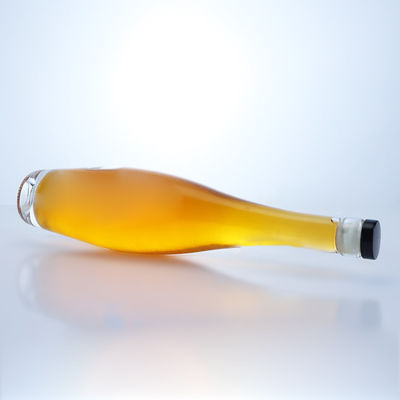 Botella redonda de licor de 500 ml/700 ml con tapa de corcho de color claro o personalizado