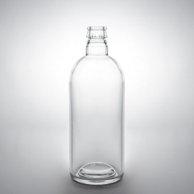 Materiales para el cuello de vidrio de forma personalizada Fabricación de botellas de licor con tapas personalizadas