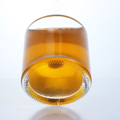 Decal de manejo de la superficie Botella de vidrio de 400 ml para Gin Rum Champagne Brandy Whisky