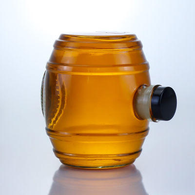 Decal Superficie de manejo de cristal de sílex clara Botella de vidrio para ginebra ron champán brandy whisky licor 750ml