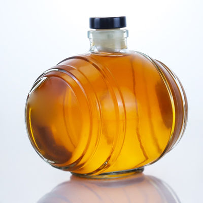 Decal Superficie de manejo de cristal de sílex clara Botella de vidrio para ginebra ron champán brandy whisky licor 750ml