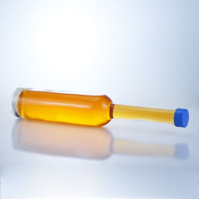 Collar de cristal de sílex transparente 500 ml Botella de cuello largo para Gin Rum Champagne Brandy Whisky