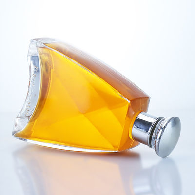 Material del cuerpo Vidrio 700 ml Botella de sílex transparente para Gin Rum Champagne Whisky