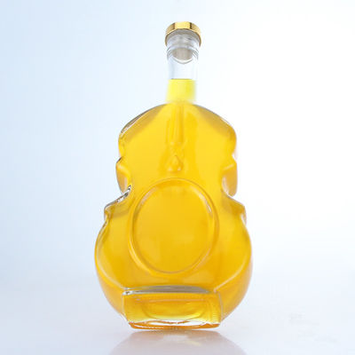 Botella de vidrio para el manejo de la superficie de la decal para vino y bebidas 350ml 500ml 750ml Capacidad