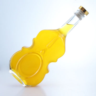 Botella de vidrio para el manejo de la superficie de la decal para vino y bebidas 350ml 500ml 750ml Capacidad