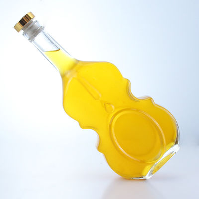 Botella de vidrio para el manejo de la superficie de la decal para vino y bebidas 350ml 500ml 750ml Capacidad