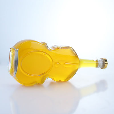 Botella de vidrio para el manejo de la superficie de la decal para vino y bebidas 350ml 500ml 750ml Capacidad