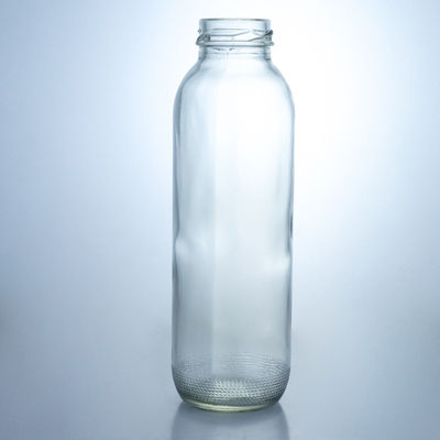 Botellas de vidrio congelado transparente personalizadas para bebidas y collar de vidrio dentro de su presupuesto