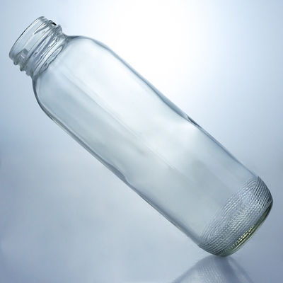 Botellas de vidrio congelado transparente personalizadas para bebidas y collar de vidrio dentro de su presupuesto