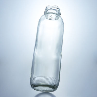 Botellas de vidrio congelado transparente personalizadas para bebidas y collar de vidrio dentro de su presupuesto