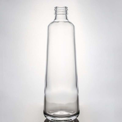Botella de vidrio de cristal claro para ginebra, ron, vodka y whisky 580ml 1000ml
