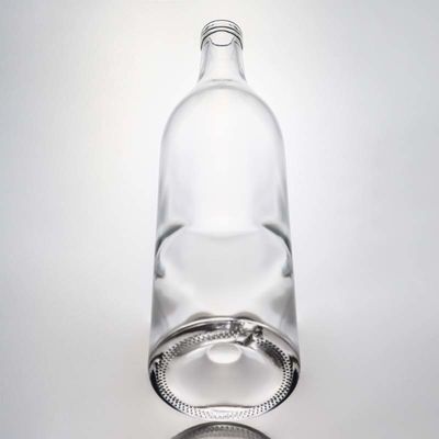 Botella de vidrio de 500 ml 750 ml 1000 ml para bebidas zumo cerveza vodka whisky claro o personalizado