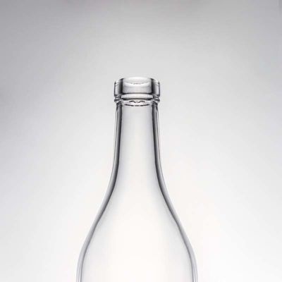 Botella de vidrio de 500 ml 750 ml 1000 ml para bebidas zumo cerveza vodka whisky claro o personalizado