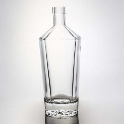 Tipo de sellado Corcho 500 ml 800 ml 1000 ml Botella de vidrio de piedra de forma redonda para licor