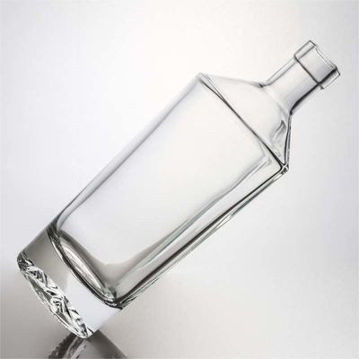 Tipo de sellado Corcho 500 ml 800 ml 1000 ml Botella de vidrio de piedra de forma redonda para licor