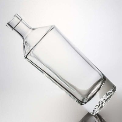 Tipo de sellado Corcho 500 ml 800 ml 1000 ml Botella de vidrio de piedra de forma redonda para licor
