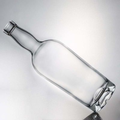 Logotipo personalizado High Flint Gin Rum Liquor Botella de vidrio con corcho 700ml 800ml 1000ml