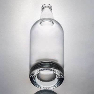 Logotipo personalizado High Flint Gin Rum Liquor Botella de vidrio con corcho 700ml 800ml 1000ml