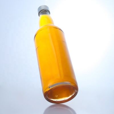 Capitalizador con logotipo personalizado 500ml 700ml Tequila de piedra clara Botella de vidrio de whisky y vodka