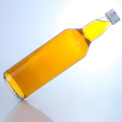 Capitalizador con logotipo personalizado 500ml 700ml Tequila de piedra clara Botella de vidrio de whisky y vodka
