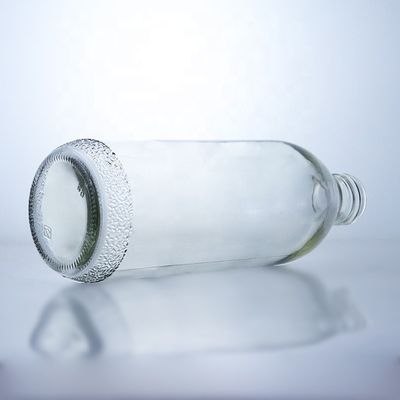 Botellas de vidrio de 1020 ml con tapa de tornillo y forma única