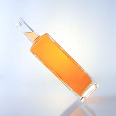 Botella de vidrio de fondo grueso de 750 ml para bebidas alcohólicas bebidas vinos whisky vodka gin