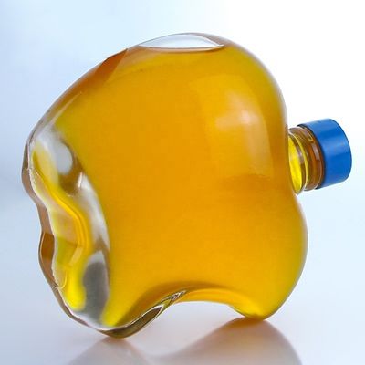 Logotipo personalizado Botella de vidrio de licor vacía única para ginebra whisky ron tequila brandy