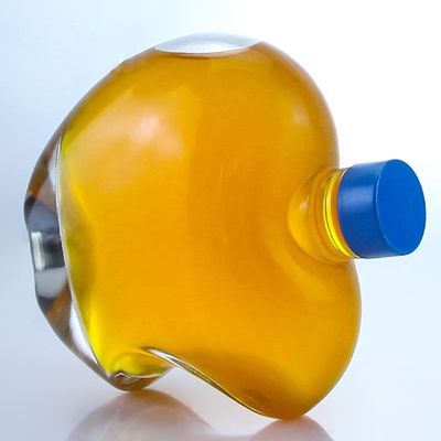 Logotipo personalizado Botella de vidrio de licor vacía única para ginebra whisky ron tequila brandy