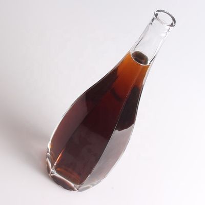 Vidrio de sílex transparente de 750 ml Liquor vacío Ron Gin bebidas alcohólicas Vodka tequila Botellas con corcho