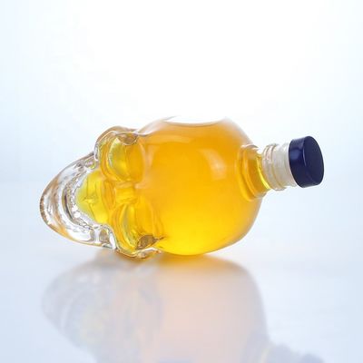 Otras bebidas populares de forma transparente 700 ml botella de 750 ml para whisky ron ginebra brandy