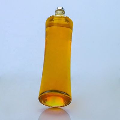 Botella de vidrio para vodka ginebra ron whisky brandy 500 ml 750 ml 1000 ml transparente vacío