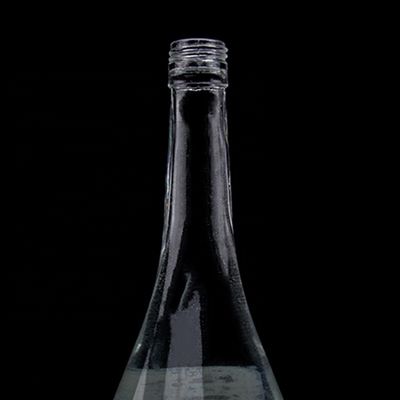 Estampado en caliente botella de vidrio personalizada de 700 ml 750 ml para whisky Gin Vodka Ron Liquor