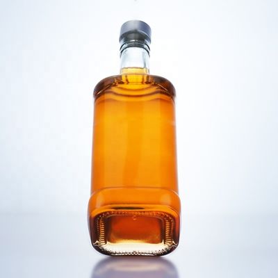 Botella de vidrio para whisky, brandy, vino, bebidas alcohólicas, champán, alcohol, licores OEM