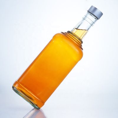 Botella de vidrio para whisky, brandy, vino, bebidas alcohólicas, champán, alcohol, licores OEM